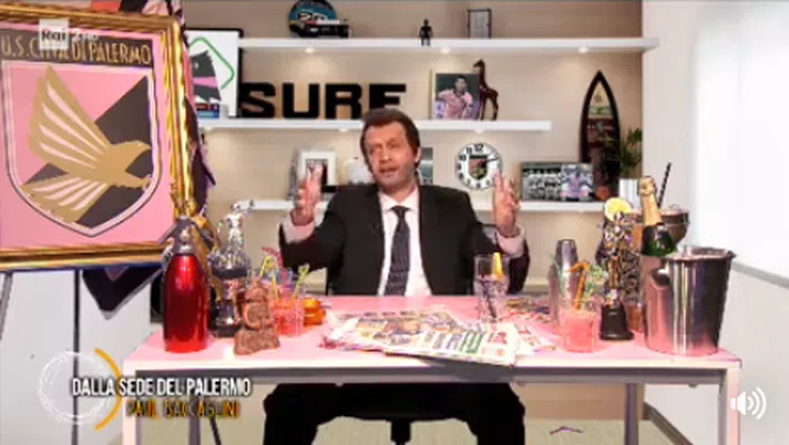 Paul Baccaglini imitato a "Quelli che il calcio"