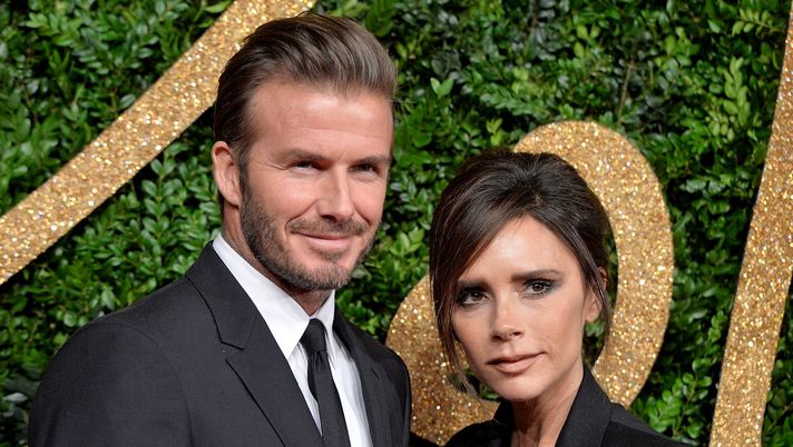 LONDON, ENGLAND - NOVEMBER 23:  David Beckham and Victoria Beckham attend the British Fashion Awards 2015 at London Coliseum on November 23, 2015 in London, England.  (Photo by Anthony Harvey/Getty Images) 