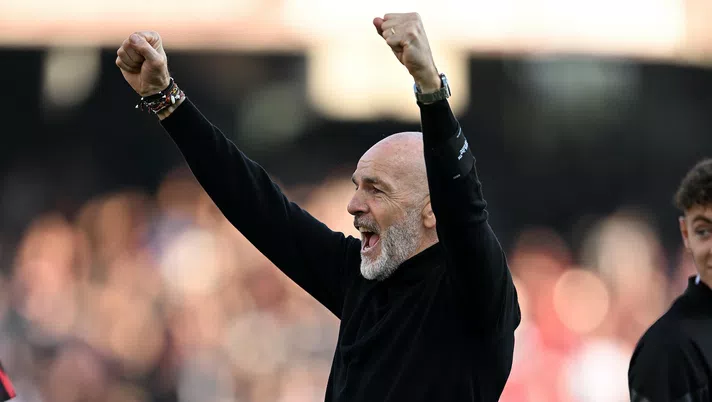 Stefano Pioli AC Milan Salernitana-Milan 1-2 Serie A 2022-2023