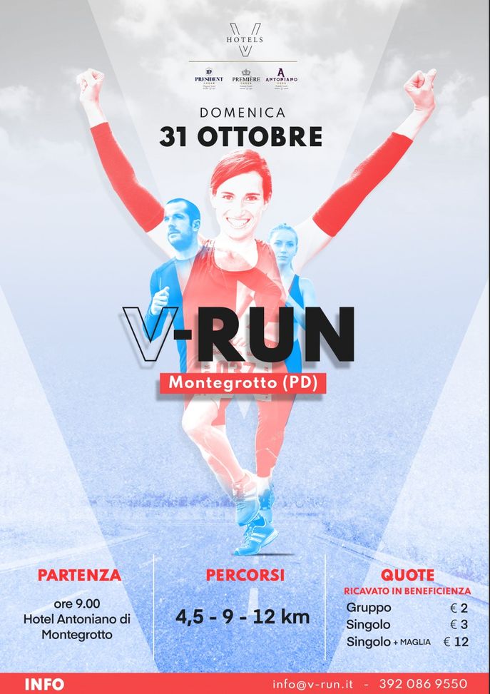V-Run 2021, la marcia benefica di Abano-Montegrotto che tocca i tre hotel più prestigiosi- immagine 2