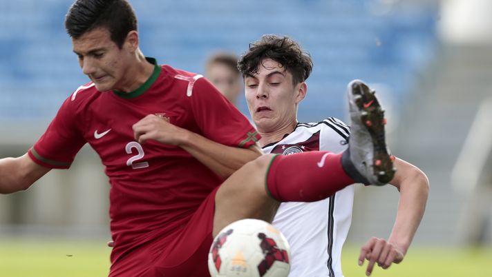 Diogo Dalot con la Nazionale Under 17 del Portogallo  Diogo Dalot con la Nazionale Under 17 del Portogallo