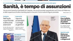 Prima Pagina, Giornale di Sicilia: “Focolaio nell’isola. Sanità, tempo di assunzioni”