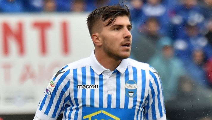 Alberto Paloschi con la maglia della Spal  Alberto Paloschi con la maglia della Spal