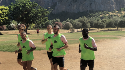 VIDEO Palermo, seduta a Villa Florio per i rosanero: blocchi di corsa per la squadra