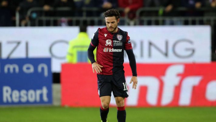 CAGLIARI, ITALY - FEBRUARY 01: Nahitan Nandez of Cagliari in action during the Serie A match between Cagliari Calcio and Parma Calcio at Sardegna Arena on February 1, 2020 in Cagliari, Italy. (Photo by Enrico Locci/Getty Images) CAGLIARI, ITALY - FEBRUARY 01: Nahitan Nandez of Cagliari in action during the Serie A match between Cagliari Calcio and Parma Calcio at Sardegna Arena on February 1, 2020 in Cagliari, Italy. (Photo by Enrico Locci/Getty Images)
