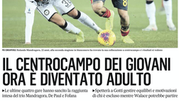 Il Gazzettino: Udinese, il centrocampo dei giovani è diventato adulto