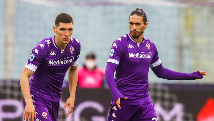 GERMOGLI PH: 3 GENNAIO 2021 FIRENZE STADIO ARTEMIO FRANCHI SERIE A FIORENTINA VS BOLOGNA NELLA FOTO MILENKOVIC CACERES 