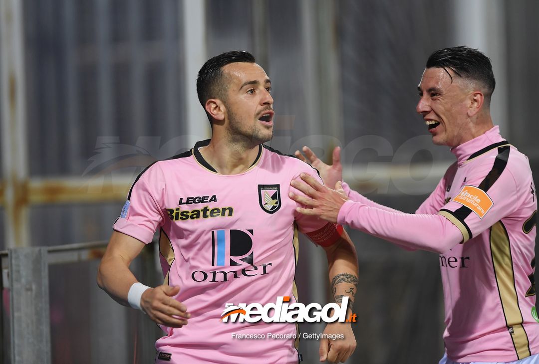  during the Serie B match between Benevento and Carpi FC at Stadio Ciro Vigorito on April 14, 2019 in Benevento, Italy. 