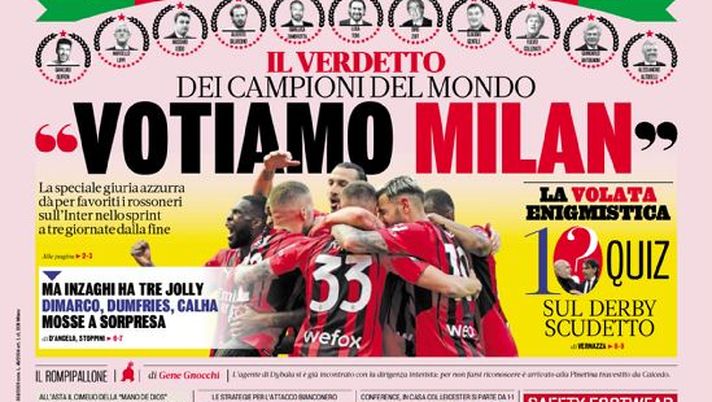 Prima Pagina, Gazzetta dello Sport: “Irreal Madrid, pazzesca rimonta. Missione Roma” Prima Pagina