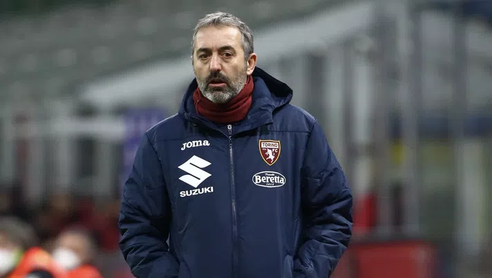 Marco Giampaolo (allenatore Torino ed ex Milan), qui durante Milan-Torino (Serie A 2020-2021) | AC Milan News (Getty Images)