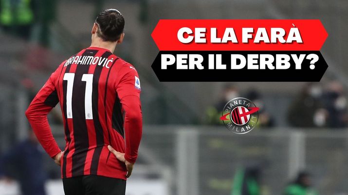 Zlatan Ibrahimovic (attaccante AC Milan) a rischio per il derby contro l'Inter | Milan News (Getty Images) Zlatan Ibrahimovic AC Milan