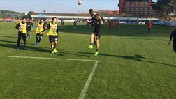 Allenamento mattutino per il Napoli a Castelvolturno con partenza, poi, per Empoli. Gli azzurri pre