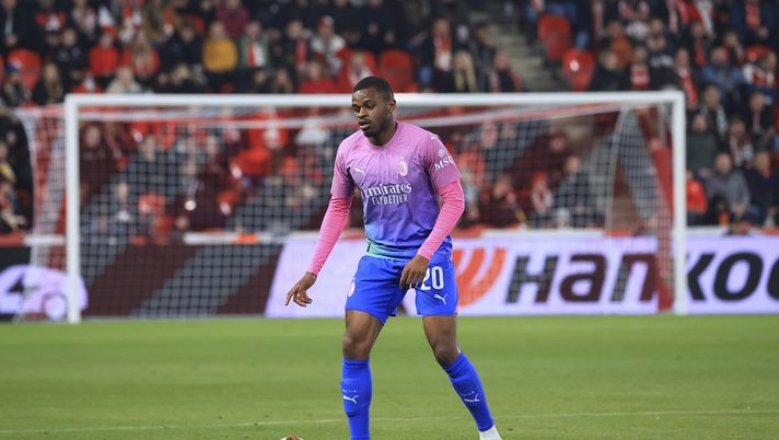 Pierre Kalulu AC Milan Slavia Praga-Milan 1-3 Europa League 2023-2024