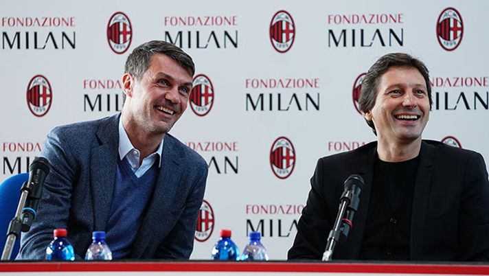Paolo Maldini e Leonardo, dirigenti del Milan (credits: acmilan.com) 