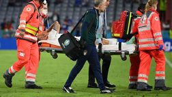 FLASH – Infortunio per Spinazzola: fuori in barella contro il Belgio, esce in lacrime