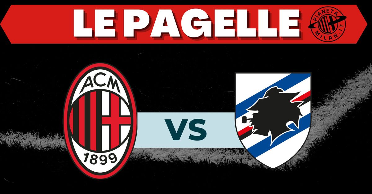 MilanSampdoria 51 le pagelle e il tabellino della partita
