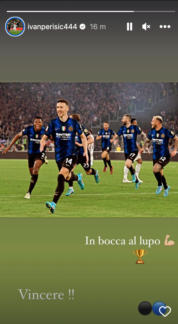 Perisic carica l’Inter per il derby di Supercoppa: “Vincere! In bocca al lupo”- immagine 2