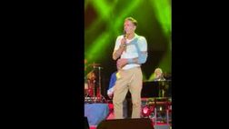 VIDEO / Zaniolo canta “Grazie Roma” al concerto di Venditti e De Gregori