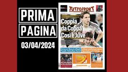 Prima pagina Tuttosport: “Chiesa-Vlahovic, coppia da Coppa: così è Juve”