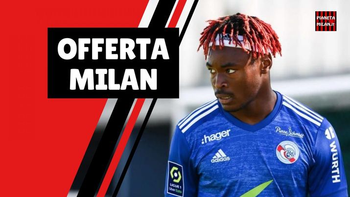 Mohamed Simakan (difensore Strasburgo), obiettivo di calciomercato del Milan | AC Milan News 