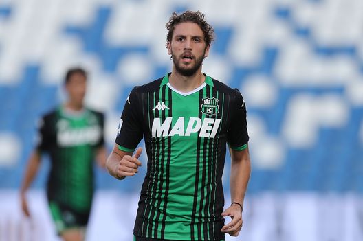 Manuel Locatelli con la maglia del Sassuolo Manuel Locatelli con la maglia del Sassuolo