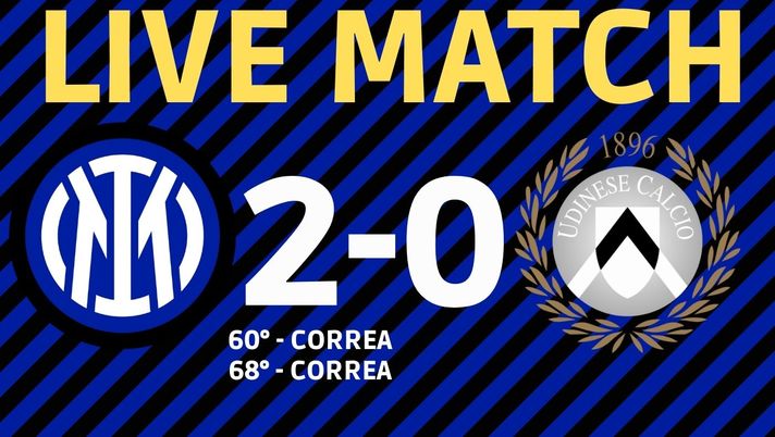 Inter-Udinese 2-0: doppietta di Correa e Udinese al tappeto - immagine 1