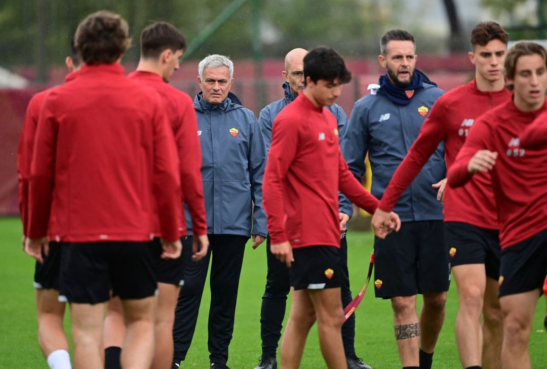 Trigoria, la rifinitura della Roma in vista del Bodo/Glimt – FOTO GALLERY - immagine 17