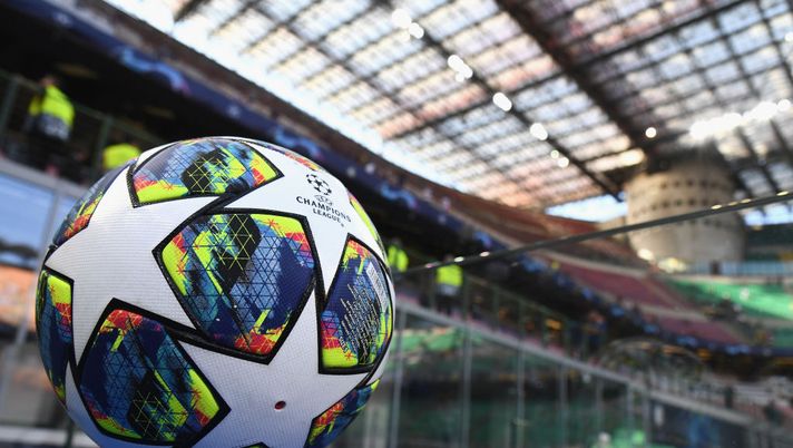 MILAN, ITALY - SEPTEMBER 17: A general view during the UEFA Champions League group F match between FC Internazionale and Slavia Praha at Giuseppe Meazza Stadium on September 17, 2019 in Milan, Italy. (Photo by Claudio Villa - Inter/FC Internazionale via Getty Images) MILAN, ITALY - SEPTEMBER 17: A general view during the UEFA Champions League group F match between FC Internazionale and Slavia Praha at Giuseppe Meazza Stadium on September 17, 2019 in Milan, Italy. (Photo by Claudio Villa - Inter/FC Internazionale via Getty Images)