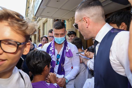 GERMOGLI. PH 8 LUGLIO 2022 FIRENZE VISITE MEDICHE ISTITUTO FANFANI PER IL. NUOVO GIOCATORE DELLA FIORENTINA LUKA JOVIC NELLA FOTO Bucciantini: “Jovic operazione geniale, a Firenze riannoda un filo spezzato”- immagine 2