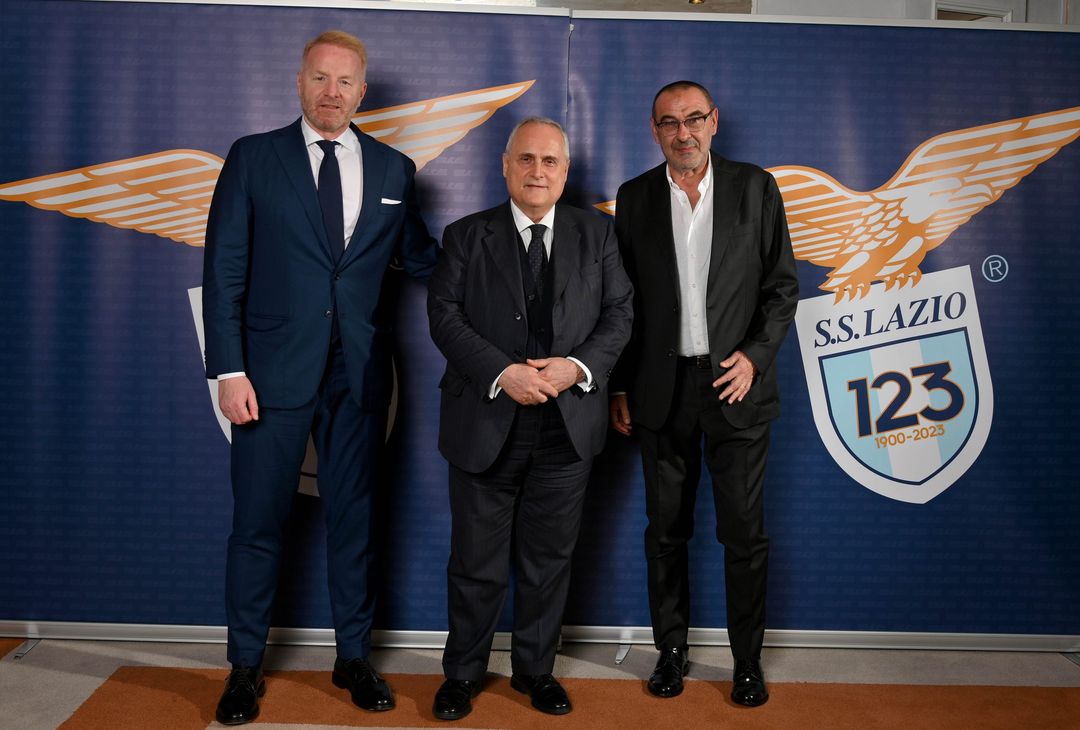 Tare, Lotito e Sarri
