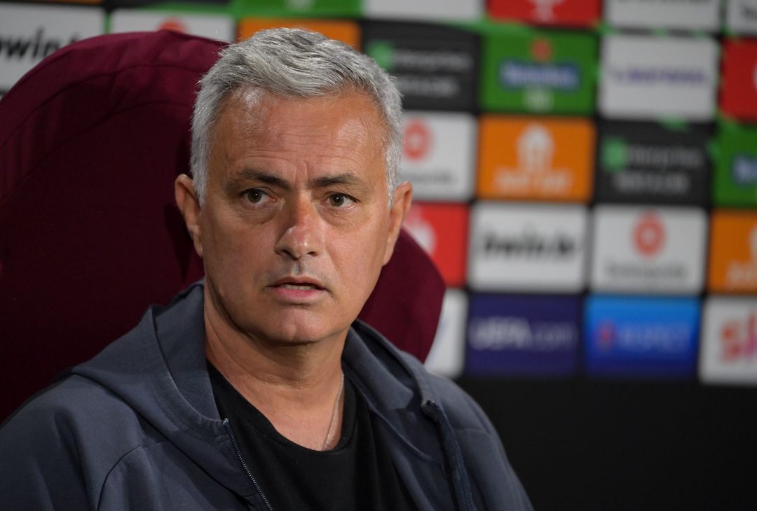 La conferenza di Mourinho e Cristante alla vigilia di Roma-Leicester – FOTO GALLERY- immagine 1