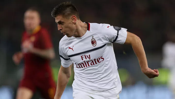 3 febbraio 2019, Roma-Milan 1-1: il rossonero Krzysztof Piatek (credits: GETTY Images)