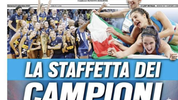 Prima Pagina, Tuttosport: “La staffetta dei campioni. Date Cavani o Icardi a Max”