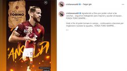 Le reazioni social del Torino, Ansaldi ottimista: “Contento di essere tornato”