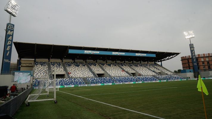 REGGIO NELL'EMILIA, ITALY - SEPTEMBER 02:  A general view of Mapei Stadium prior the serie A match between US Sassuolo and Genoa CFC at Mapei Stadium - Citta' del Tricolore on September 2, 2018 in Reggio nell'Emilia, Italy.  (Photo by Pier Marco Tacca/Getty Images) 