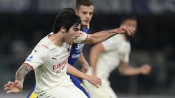 Hellas Verona-Milan, Tonali: “Al secondo gol ho sentito di essere milanista”