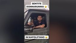 Donnarumma mai visto così prima: dà indicazioni in napoletano | VIDEO