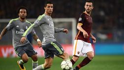 Roma, grinta e cuore non bastano: il Real Madrid vince 2 a 0 reti di Ronaldo e Jesè – FOTO