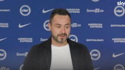 VIDEO / Brighton-Tottenham, De Zerbi: “Conte può vincere la Premier”