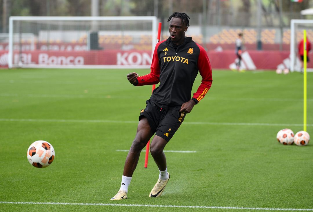 Roma, l’allenamento a Trigoria alla viglia del Milan: c’è Mancini – FOTOGALLERY - immagine 25