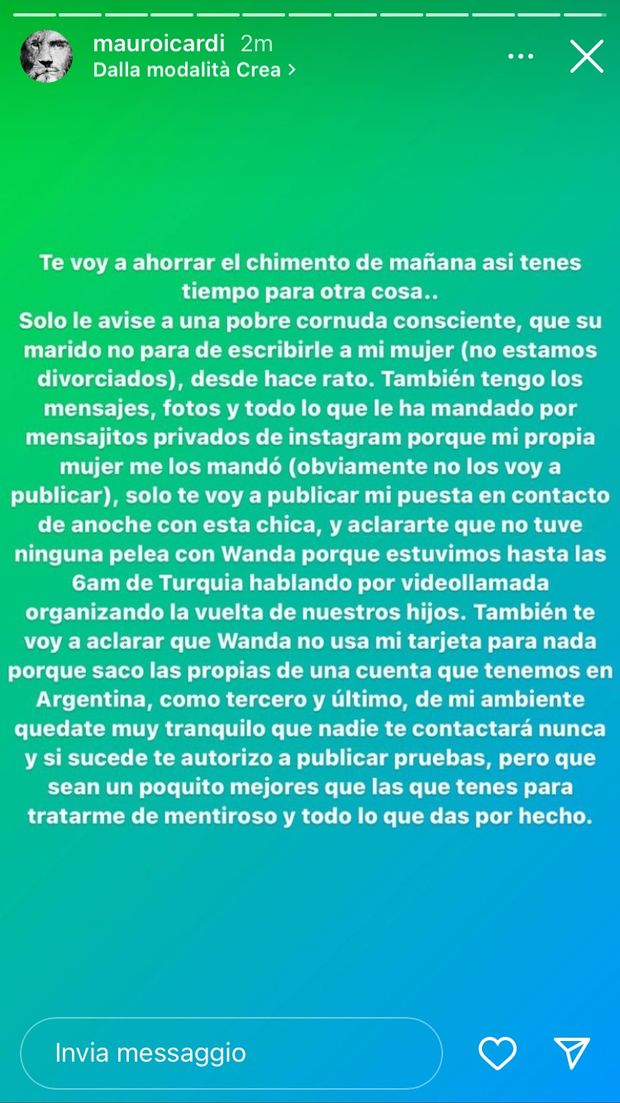 Tradimento Wanda con Keita Balde? Icardi: “Ho solo avvisato una povera cornuta che…”- immagine 4