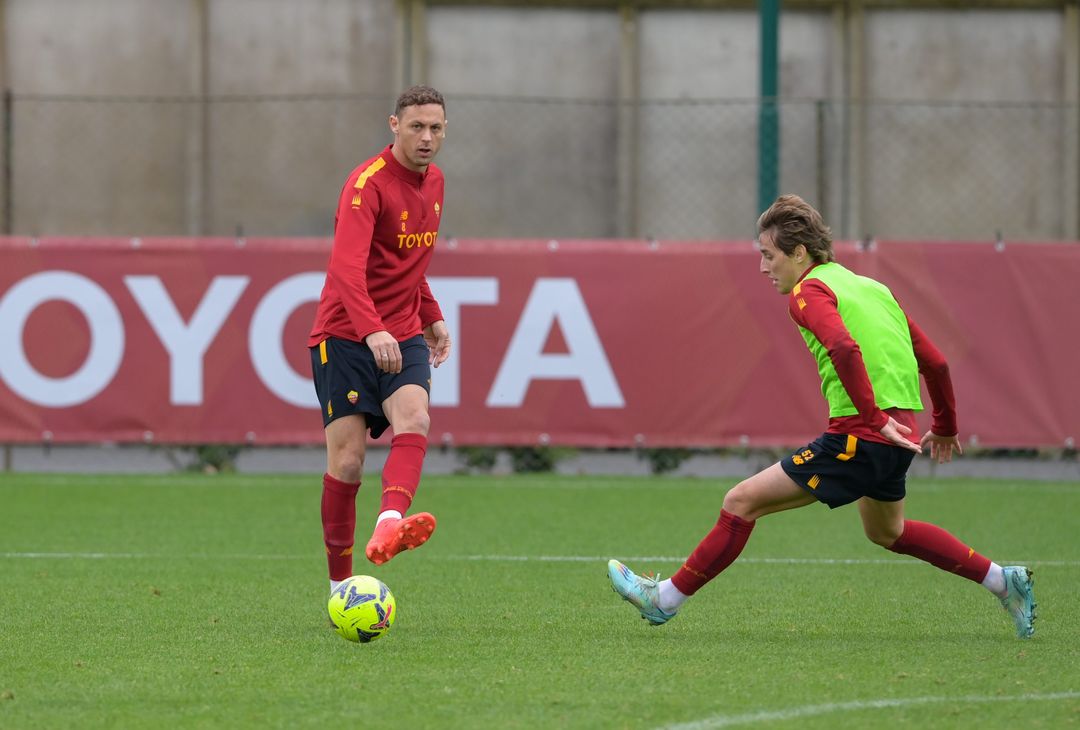 Roma, l’allenamento prima della partenza per il Portogallo – FOTO GALLERY - immagine 36