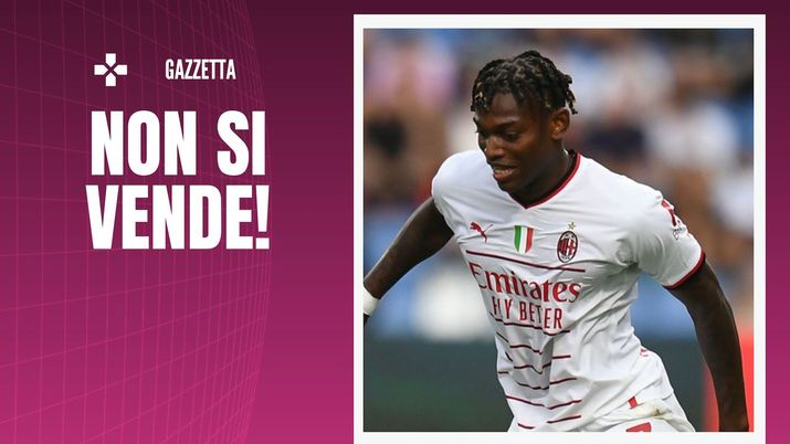 Rafael Leao (attaccante AC Milan), non lascerà i rossoneri in questo calciomercato estivo | Milan News (Getty Images) Rafael Leao AC Milan Calciomercato Milan