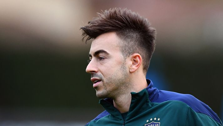 FLORENCE, ITALY - NOVEMBER 16: Stephan El Shaarawy of Italy in action during a training session at Centro Tecnico Federale di Coverciano on November 16, 2020 in Florence, Italy. (Photo by Claudio Villa/Getty Images) FLORENCE, ITALY - NOVEMBER 16: Stephan El Shaarawy of Italy in action during a training session at Centro Tecnico Federale di Coverciano on November 16, 2020 in Florence, Italy. (Photo by Claudio Villa/Getty Images)