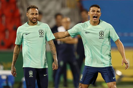 Brasile Neymar Thiago Silva (getty images) Brasile Neymar Thiago Silva