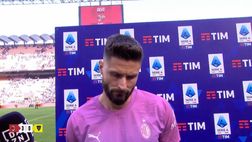Giroud: “Milan sta bene, concentrati su secondo posto e speriamo in finale EL”