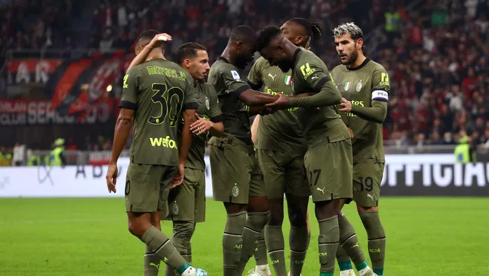 esultanza gol Divock Origi AC Milan Milan-Monza Serie A 2022-2023