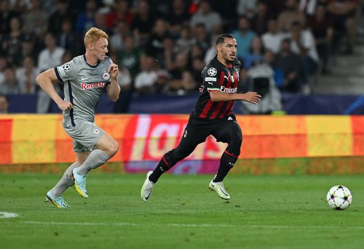 Ismaël Bennacer (centrocampista AC Milan), qui durante Salisburgo-Milan 1-1 (Champions League 2022-2023) | News (Getty Images) Ismaël Bennacer AC Milan Salisburgo-Milan 1-1 Champions League 2022-2023