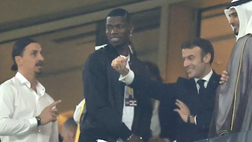 Mondiali, Ibrahimovic con Macron in tribuna d’onore | VIDEO