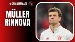 Ufficiale: rinnovo di Müller col Bayern. Era stato accostato al Milan